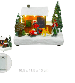 Casa de natal com pilha